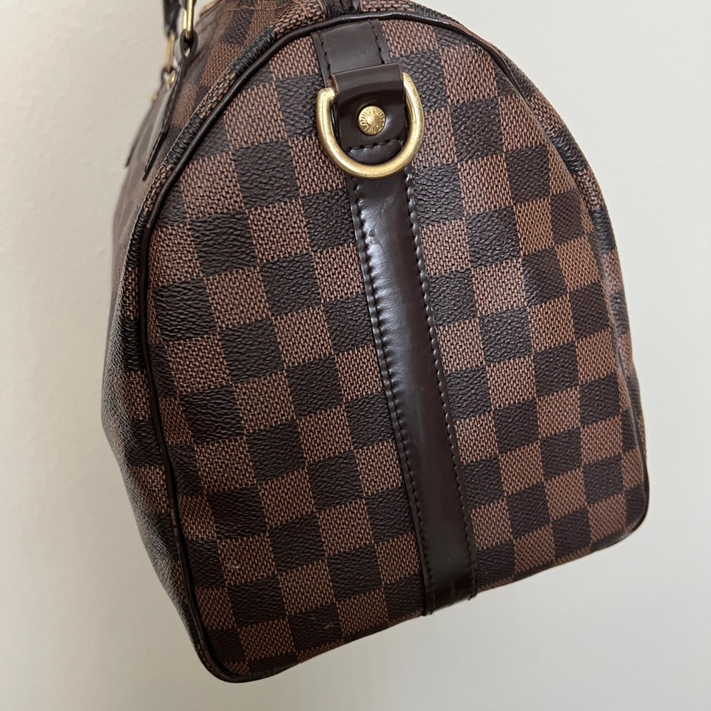 Louis Vuitton large cross body Speedy 30 - Picture 5 of 16